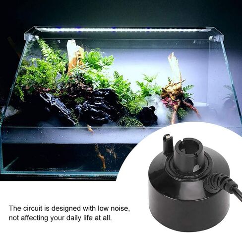 Fish Tank Fog ker, Aquarium Ultrasonic st ker Fogger Water Fountain Atozer Hudifier for Aquarium Fish Tank Home Office in Saudi Arabia