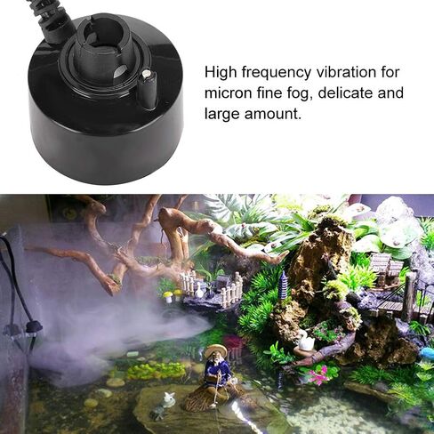 Fish Tank Fog ker, Aquarium Ultrasonic st ker Fogger Water Fountain Atozer Hudifier for Aquarium Fish Tank Home Office in Saudi Arabia