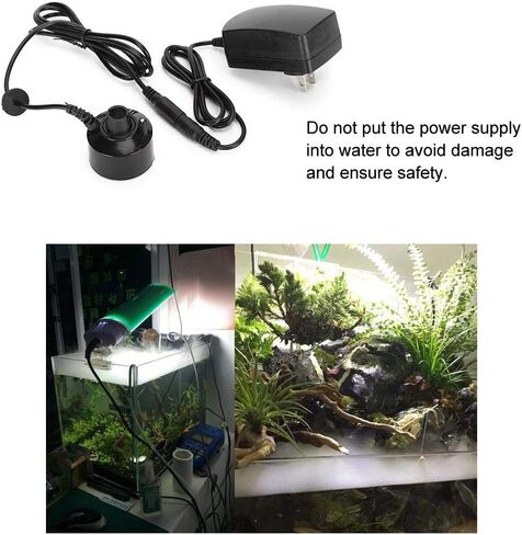 Fish Tank Fog ker, Aquarium Ultrasonic st ker Fogger Water Fountain Atozer Hudifier for Aquarium Fish Tank Home Office in Saudi Arabia