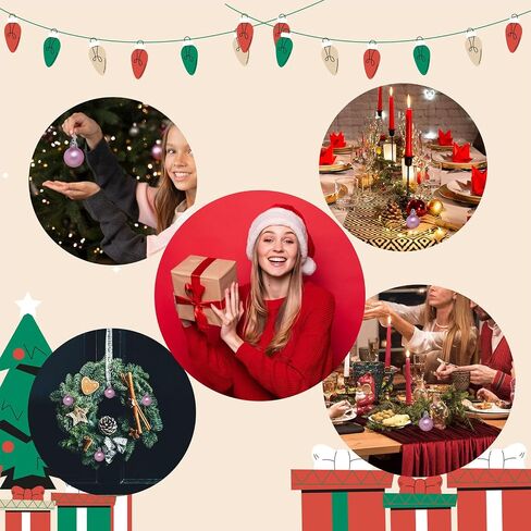 GOOTRADES Set of 24 Mini Shatterproof Christmas Balls Tree Ornaments Party Decoration, 3cm/1.18inch (Green) in Saudi Arabia
