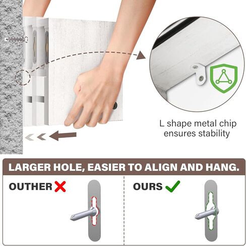 صوص زان رف حمام مع قضيب منشفة مجموعة من 2 رف عائم مع ادراج مثبتة على الحائط in Kuwait