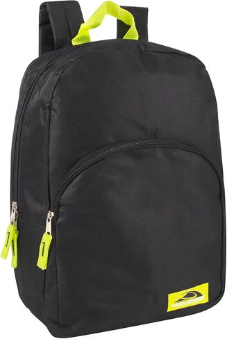 Color Block Backpacks for School Boys and Girls, 15 Inch Two Tone Backpack for Classroom, Work, Travel for Kids and Adults in Saudi Arabia