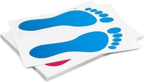 Kids Footprint Decal Stickers for Classroom Decor (32 Pairs) in Saudi Arabia