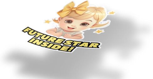 Baby On Board Sticker for Cars - Ideal Baby Car Accessories for Parents with Babies - Adorable for Baby Boy, Baby Girl - Cartoon Style Baby On Board Car Stickers by Insane Grape (Baby in Carseat 1) in Saudi Arabia