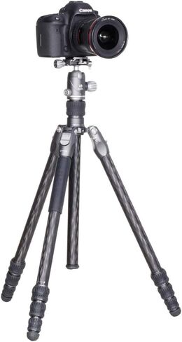 حامل ثلاثي من ألياف الكربون من سلسلة Benro Rhino FRHN34C ورأس VX30 بأربعة أقسام in Kuwait