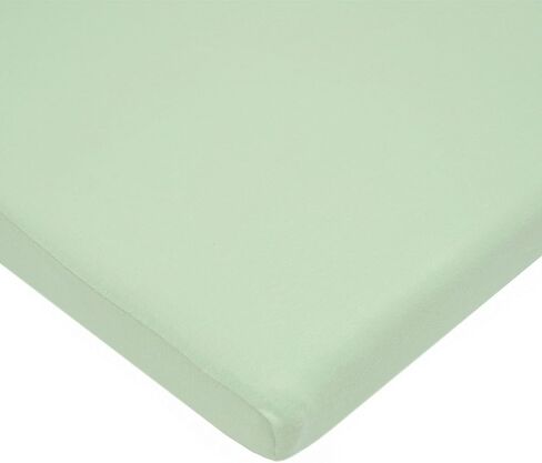 American Baby Company 15" x 33" Fitted Bassinet Sheet, 100% Natural Cotton Supreme Jersey Knit, Blue, Soft Breathable, for Boys and Girls in Saudi Arabia