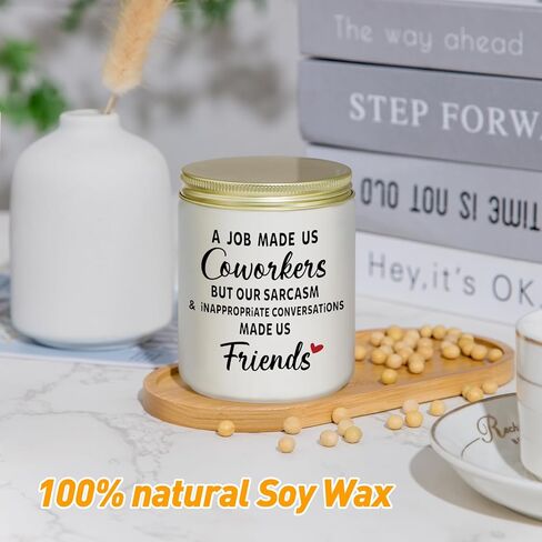 Jonico Gifts for Coworkers - Retirement Gifts for Women Men, Coworker Leaving Gifts, Going Away Goodbye Farewell Gifts for Coworkers, Coworker Gifts for Women, Lavender Scented Candle in Saudi Arabia