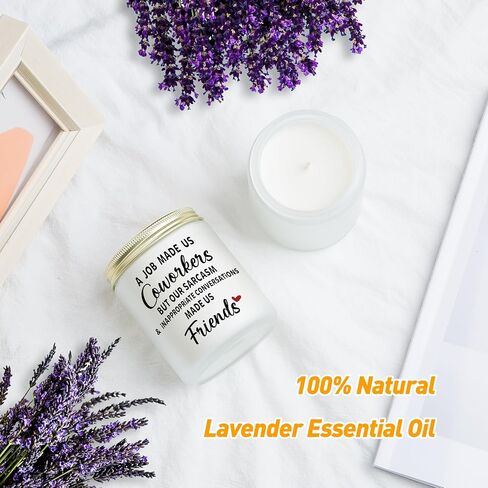 Jonico Gifts for Coworkers - Retirement Gifts for Women Men, Coworker Leaving Gifts, Going Away Goodbye Farewell Gifts for Coworkers, Coworker Gifts for Women, Lavender Scented Candle in Saudi Arabia