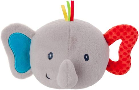 Gund Baby Flappy Elephant Silly Sounds Light Up Plush Ball, Gray, 6" in Saudi Arabia