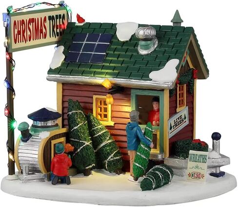 Lemax Village Collection Tiny House Tree Lot, B/O (4.5V) #25901 in Saudi Arabia