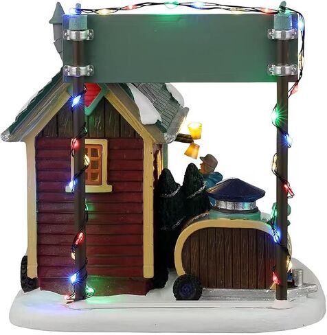 Lemax Village Collection Tiny House Tree Lot, B/O (4.5V) #25901 in Saudi Arabia
