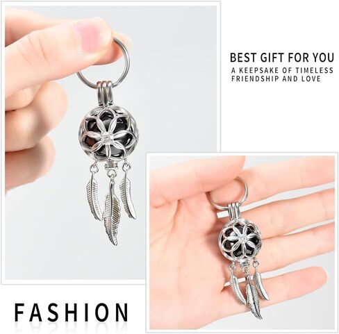 shajwo Cremation Jewelry Dream Catcher Urn Keychain for Ashes for Women Men Memorial Angel Wing Human Pet Ashes Pendant in Kuwait