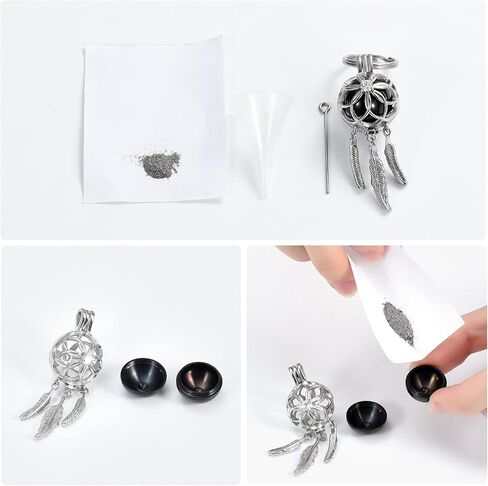 shajwo Cremation Jewelry Dream Catcher Urn Keychain for Ashes for Women Men Memorial Angel Wing Human Pet Ashes Pendant in Kuwait