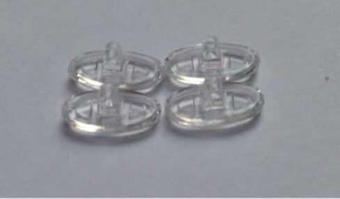 ASKANA Nosepads 11 mm Narrow Oval Screw in Set of 4 Pairs in Kuwait