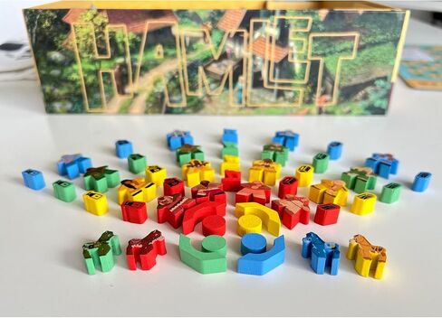 Mighty Boards: Hamlet: The Village Building Game - Competitive Tile Placement Board Game, Building Game, Ages 10+, 1-4 Players, 25 Min Per Player in Saudi Arabia