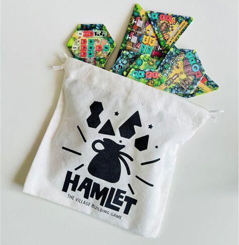 Mighty Boards: Hamlet: The Village Building Game - Competitive Tile Placement Board Game, Building Game, Ages 10+, 1-4 Players, 25 Min Per Player in Saudi Arabia