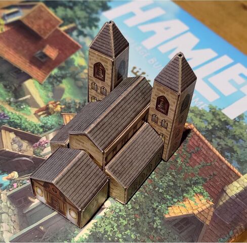 Mighty Boards: Hamlet: The Village Building Game - Competitive Tile Placement Board Game, Building Game, Ages 10+, 1-4 Players, 25 Min Per Player in Saudi Arabia