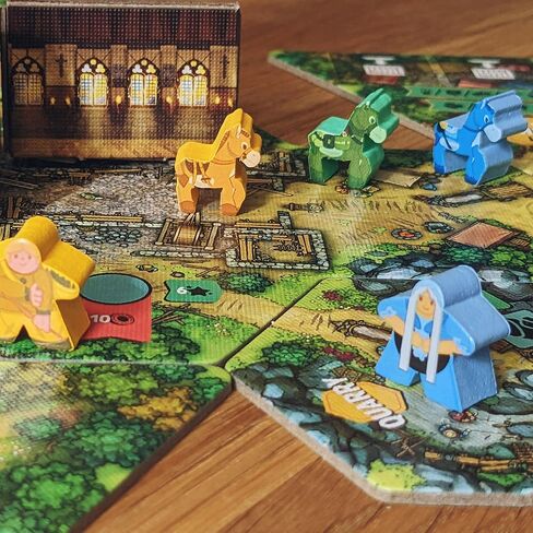 Mighty Boards: Hamlet: The Village Building Game - Competitive Tile Placement Board Game, Building Game, Ages 10+, 1-4 Players, 25 Min Per Player in Saudi Arabia