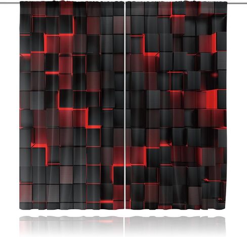 MESHELLY الأولاد ألعاب الستائر 42W × 63H بوصة قضيب جيب الألعاب ديكور للمراهقين غرفة نوم لعبة فيديو تحكم غمبد يقتبس الرجال الأطفال بارد الفن المطبوعة غرفة المعيشة غرفة اللعب نافذة الستائر 2 لوحات مجموعة in Kuwait