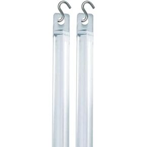 GMA Group 48 بوصة قضيب عصا الميل العمياء الصغيرة ذات النافذة الطويلة - قضبان بديلة للستائر والظلال - خطاف S، 2-PK in Kuwait