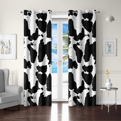 Tritard Blue and White Curtains Modern Abstract Geometric Print Darkening Window Drapes 2 Panels with Grommet Top Ombre Marble Hexagon Pattern Curtains for Bedroom, Living Room, Office, 52x63 inches in Saudi Arabia