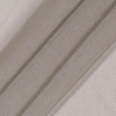 ECLIPSE Ines Printed Ombre Textured Light Filtering Grommet Window Curtains for Bedroom (2 Panels), 52 in x 84 in, Charcoal in Saudi Arabia