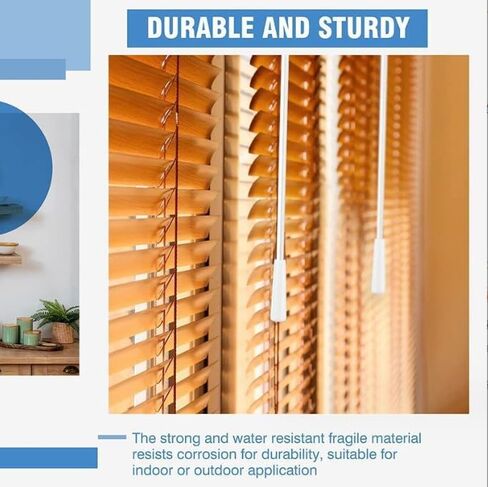 عبوة من 2 قضيب سحب للستائر مقاس 17 انش من مادة الالياف الزجاجية مع خطاف لفتح وخلف لسهولة الفتح والخلف in Kuwait