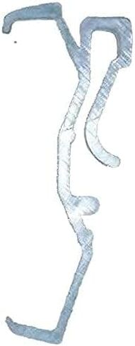 HomeAmore 2.5 بوصة مشابك الستارة غير شفافة (8) in Kuwait