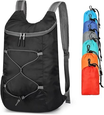 levayhill 16L Hiking-Daypack, Water-Resistant-Lightweight Foldable Travel Backpacks, Camping Outdoor Backpack Carry-on Bag in Kuwait