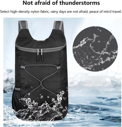 levayhill 16L Hiking-Daypack, Water-Resistant-Lightweight Foldable Travel Backpacks, Camping Outdoor Backpack Carry-on Bag in Kuwait
