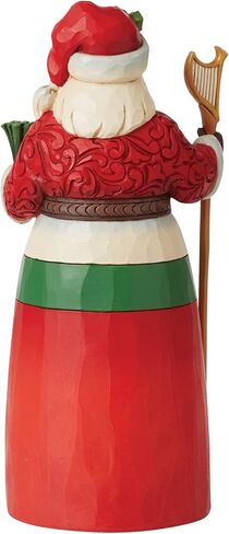 Enesco Jim Shore Heartwood Creek Santas Around The World Welsh Figurine, 7.08 Inch, Multicolor in Saudi Arabia