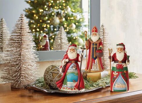 Enesco Jim Shore Heartwood Creek Santas Around The World Welsh Figurine, 7.08 Inch, Multicolor in Saudi Arabia