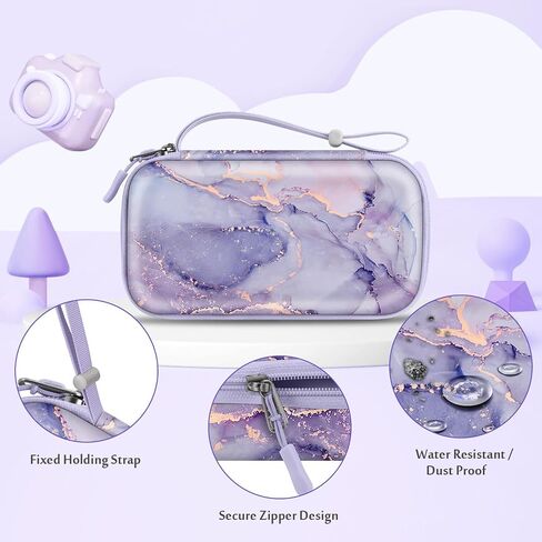 Fintie Kids Camera Case Compatible with ESOXOFFORE, MINIBEAR, Dylanto, GKTZ, Mgaolo, WEEFUN Instant Print Camera Digital Video Cameras, Hard Carrying Storage Bag Holder Organizer, Pink Horse in Saudi Arabia