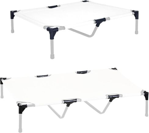 FIOCCO Dog Bed Connector - Heavy Duty Canvas Large/X-Large Dog Cot Connector in Kuwait