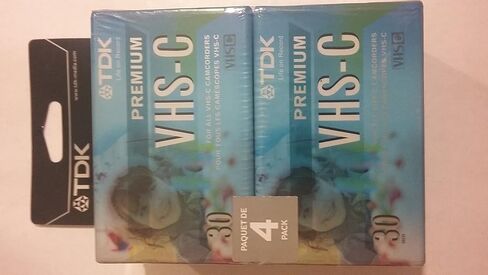 TDKTC30-TC-30 VHS-C Premium 30-Minute Video Tape by TDK in Kuwait