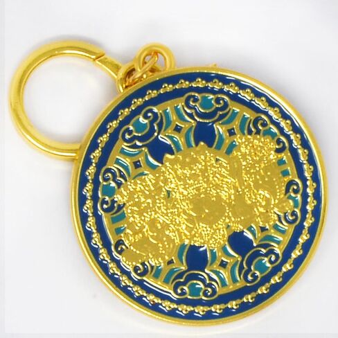 Feng Shui Three Celestial Guardians Keychain Harmony Wealth Porsperity Success Zen Amulet Christmas New Year Gift W5474 in Saudi Arabia