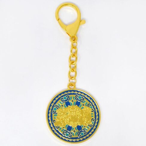 Feng Shui Three Celestial Guardians Keychain Harmony Wealth Porsperity Success Zen Amulet Christmas New Year Gift W5474 in Saudi Arabia