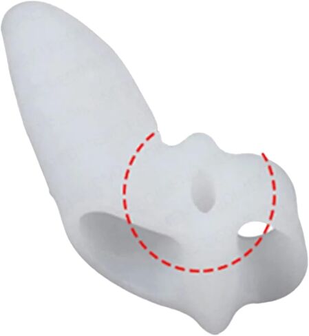 اكستريم مجموعة وسادات ورم ابهام القدم الرياضية مكونة من قطعتين - زوج واحد من وسائد الجل الناعمة - مقاس واحد يناسب الجميع - تخفيف سريع - للارتداء مع الاحذية - للرجال والنساء in Kuwait