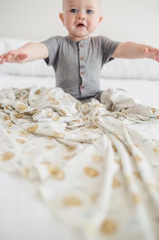 Copper Pearl Large Premium Knit Baby Swaddle Receiving Blanket Chip in Saudi Arabia