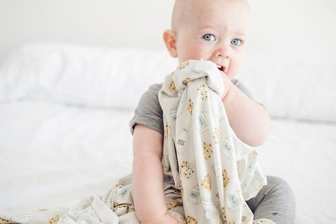 Copper Pearl Large Premium Knit Baby Swaddle Receiving Blanket Chip in Saudi Arabia