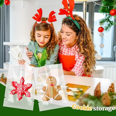 DLOnline 200 Pack 2.7x3.9 Inch Clear Textured Vacuum Sealer Bags with Tear Notch, One-Side Textured and One-Side Clear, Food-Grade Storage Pouches for Snacks, Candy, Grains, Meats and More in Kuwait