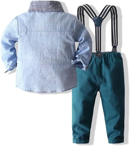 ملابس الأطفال الصغار من YUN HAO ملابس رجالية وربطات عنق وقمصان + حمالات وسراويل in Kuwait