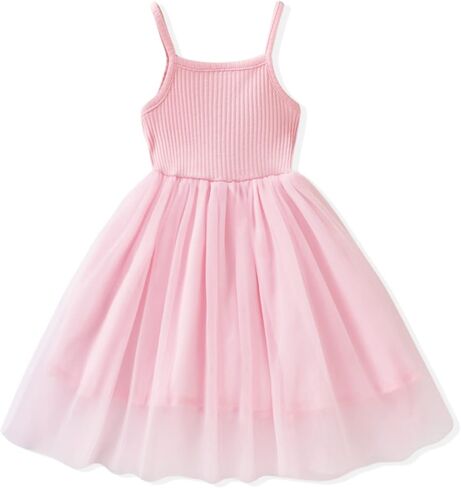 طفل الفتيات توتو فستان تول فستان الشمس الطبقات تول تنورة رقيق الأميرة فستان الرضع فتاة السباغيتي فستان بحزام 0-24 متر in Kuwait