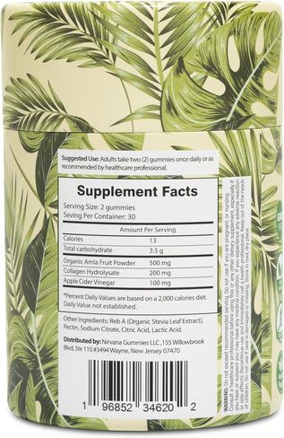 AyurBites Vitamin C & Immunity + Digestion Booster Gummies with Amla, Apple Cider Vinegar, Plant Collagen - 60 Count, 30 Days in Saudi Arabia