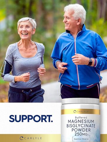 مسحوق بيسجليسينات المغنيسيوم | 250 مجم | 10 أونصة | مكمل نباتي وغير معدّل وراثيًا وخالي من الغلوتين | بواسطة كارلايل in Kuwait