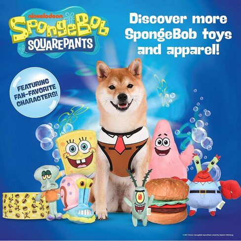 SpongeBob SquarePants Napper Plush Dog Bed | Durable, Washable, Soft & Plush, Cute Pet Bed in Saudi Arabia