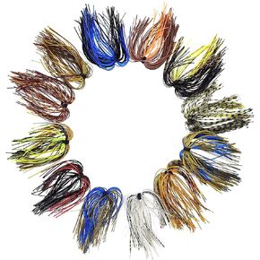 Eupheng 12 لون سيليكون تهزهز التنانير الصيد إغراء تنورة استبدال ل Spinnerbaits باس Buzzbaits DIY الحبار تهزهز سبينر الطعم Buzzbaits الملحقات in Kuwait