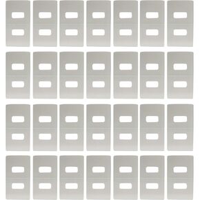 شرائح إصلاح بديلة للستائر الرأسية من Birllaid 28 مجموعة (56 علامة تبويب تثبيت عمياء إجمالية)، مجموعة إصلاح الستائر الرأسية المقطوعة مسبقًا in Kuwait