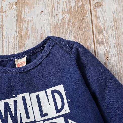 Camidy 5Pcs Baby Boy Clothes Dinosaur Long Sleeve Romper Top+ Pants+ Hat+ Gloves Infant Spring Outfits Set 0-12 Months in Kuwait