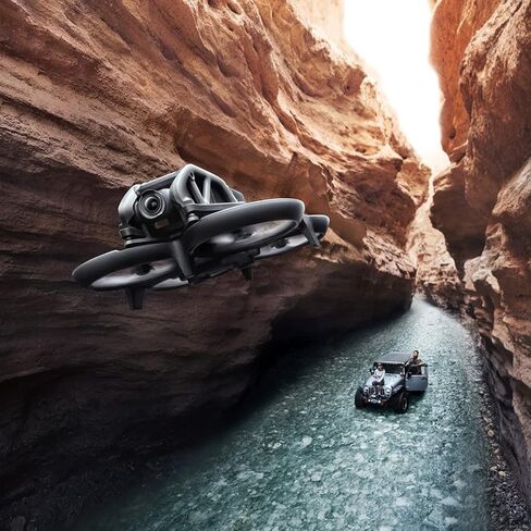 مجموعة DJI Avata Explorer Combo مع نظارات Integra مع مجموعة Flymore للتحكم في الحركة RC Motion 2، 3 بطاريات، طائرة بدون طيار بدون طيار لمشاهدة الشخص الأول مع فيديو ثابت 4K مع بطاقة Micro SD سعة 128 جيجابايت، وحقيبة ظهر، والمزيد in Kuwait